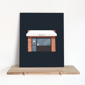Popina Print - 8x10 - Art Print - Home Decor - Office Decor - Gift ideas - Brooklyn gifts - Tangible New York