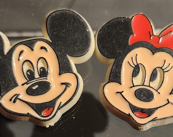 Paar vintage Disney Mickey Mouse en Minnie Mouse