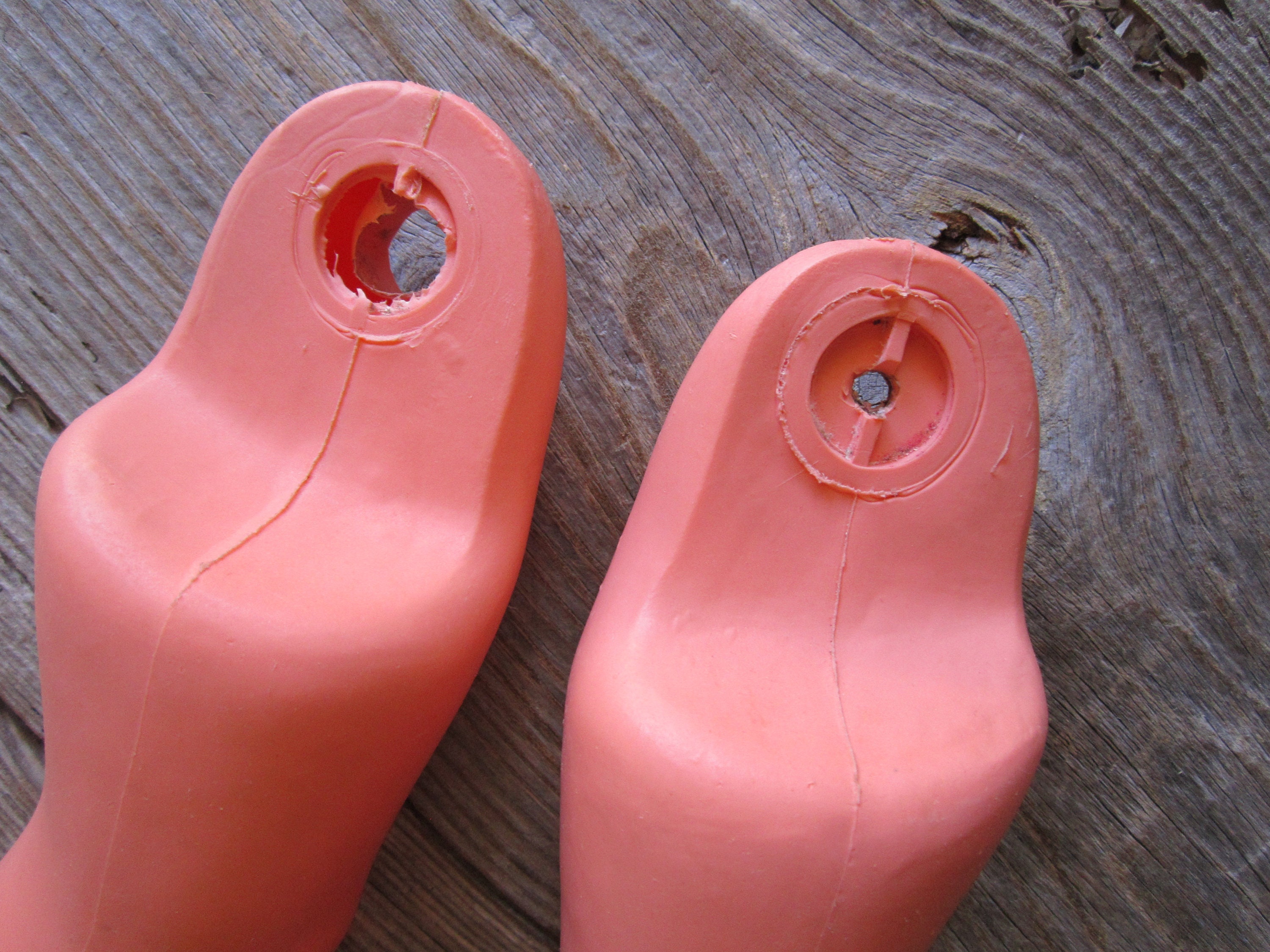 Vintage plastic Doll Leg OOAK doll spare parts Diy craft Etsy