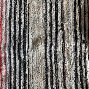 Antique Traditional hand loom Blanket, Mediterranean weaving rug - Sicilian Frazzata - 5.4 kg image 17