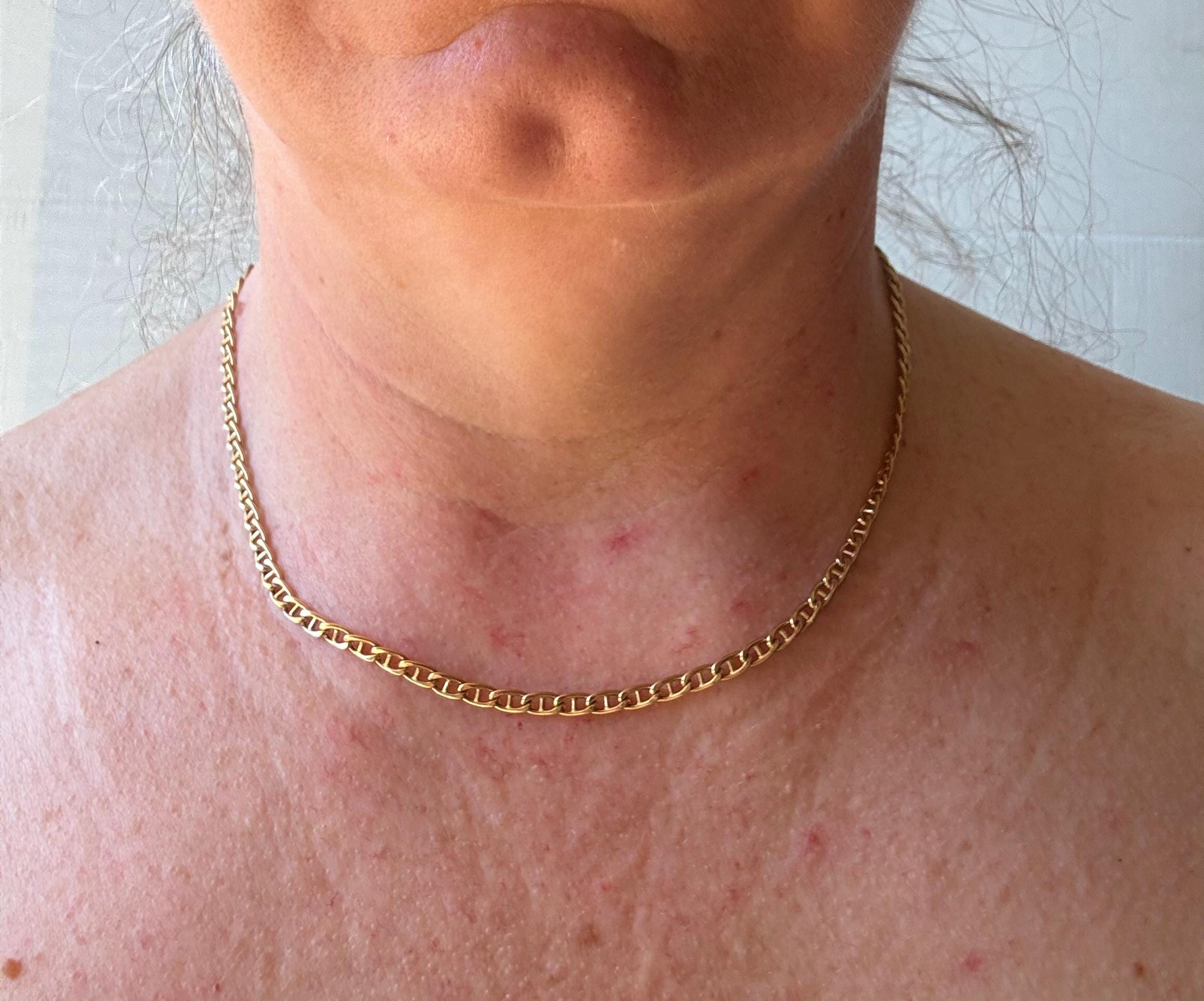 Vintage 18ct AR 750 Gold Necklace Made in Italy - Hermès