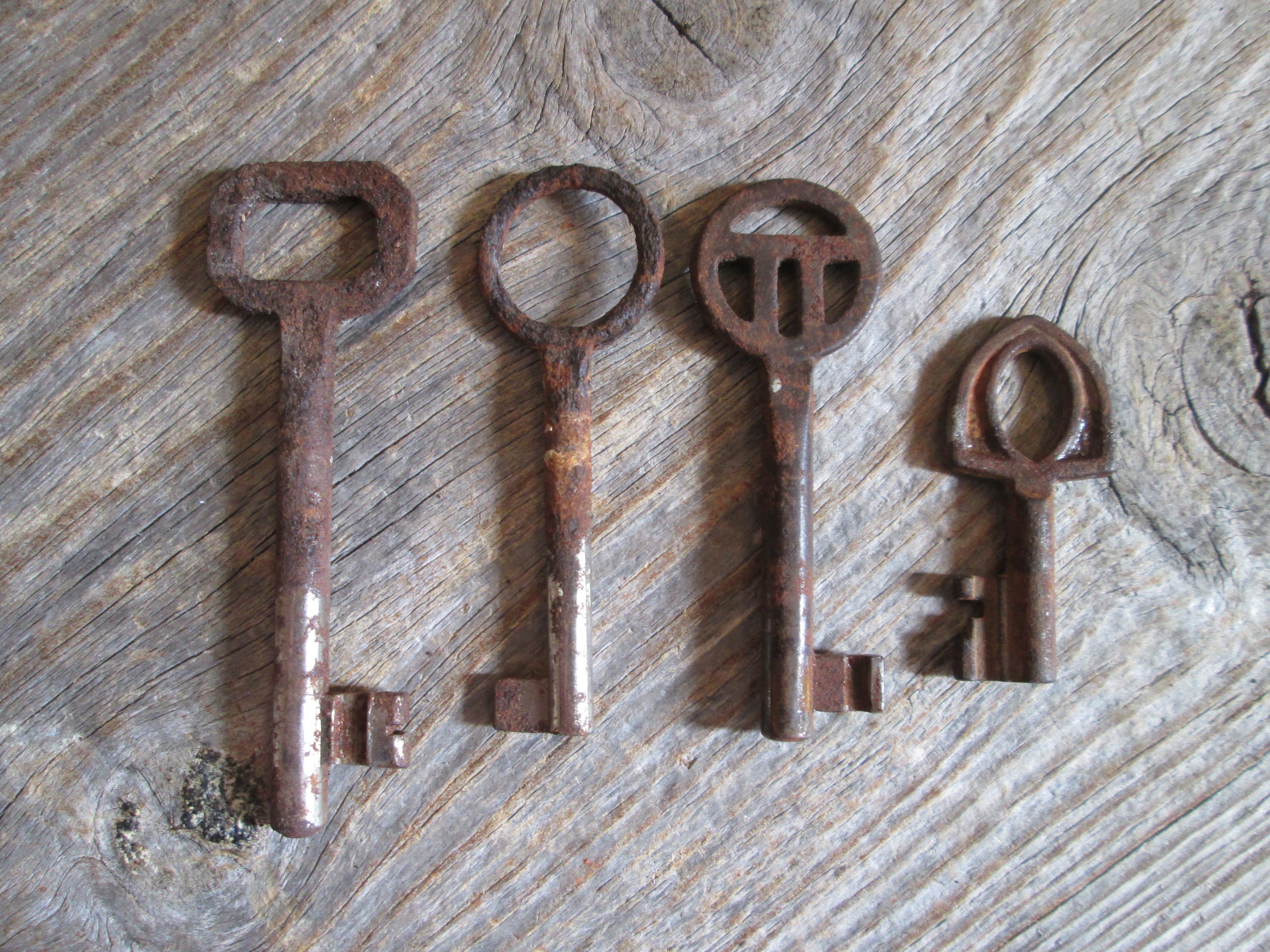 Antique 1930 rusty iron drawer Key Key Farmhouse Etsy