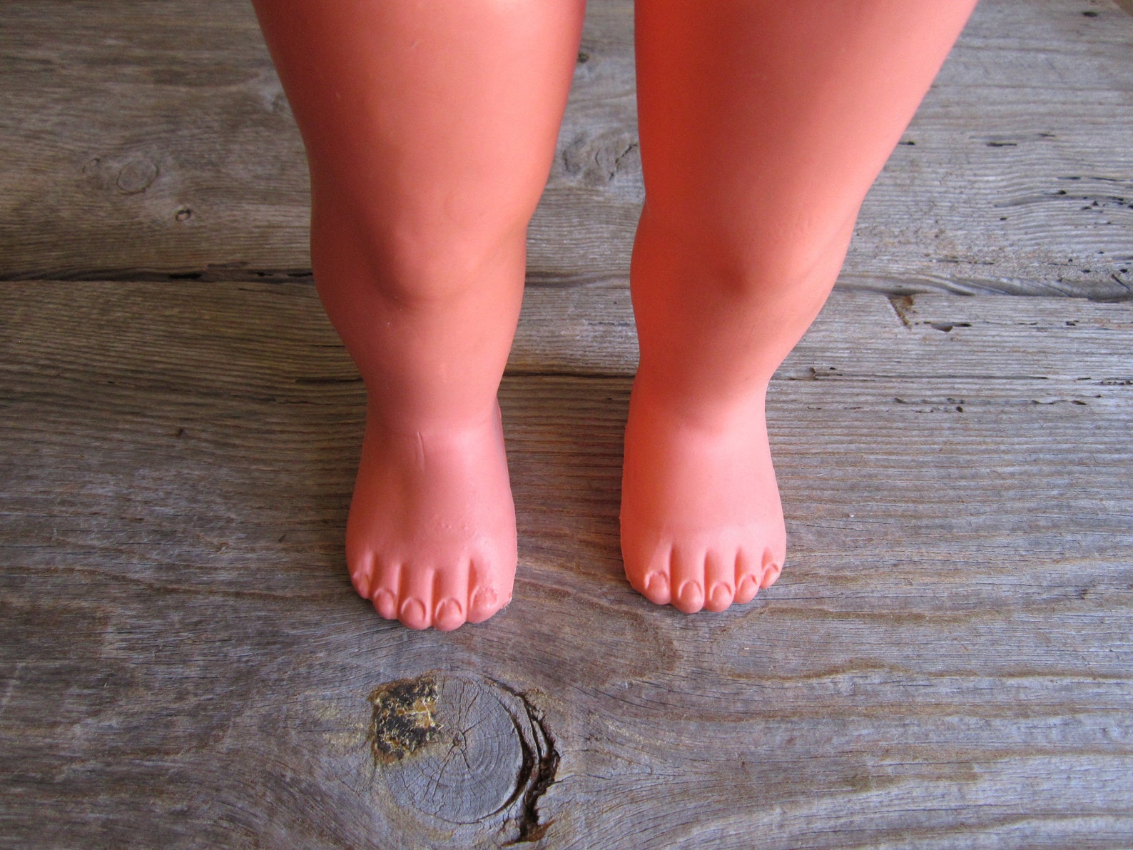 Vintage plastic Doll Leg OOAK doll spare parts Diy craft Etsy