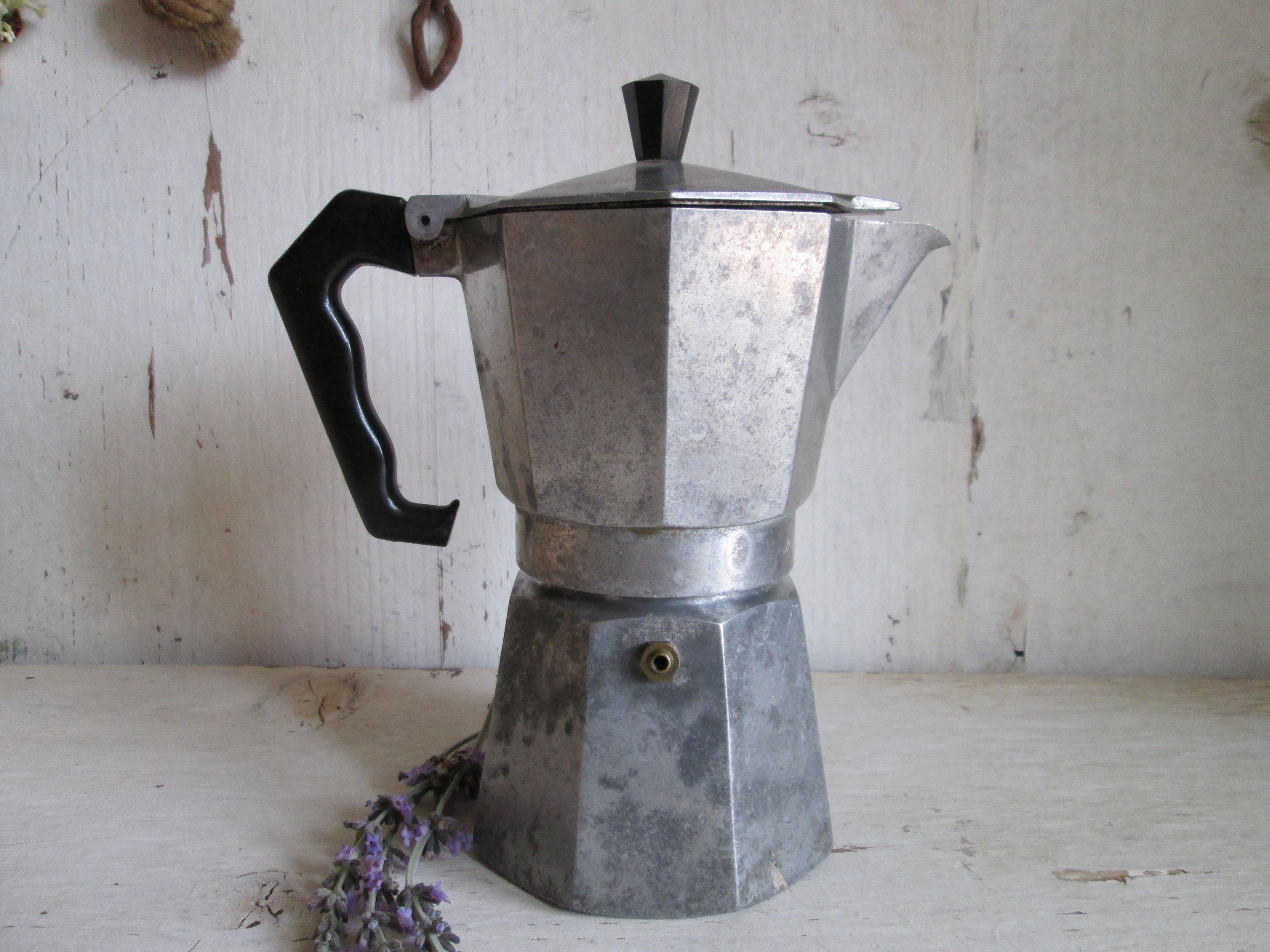 Vintage 1970 XL Distressed Coffeepot 