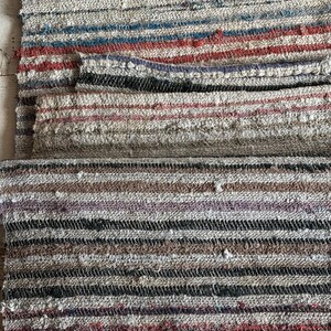 Antique Traditional hand loom Blanket, Mediterranean weaving rug - Sicilian Frazzata - 5.4 kg image 12