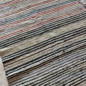 Antique Traditional hand loom Blanket, Mediterranean weaving rug - Sicilian Frazzata - 5.4 kg image 20