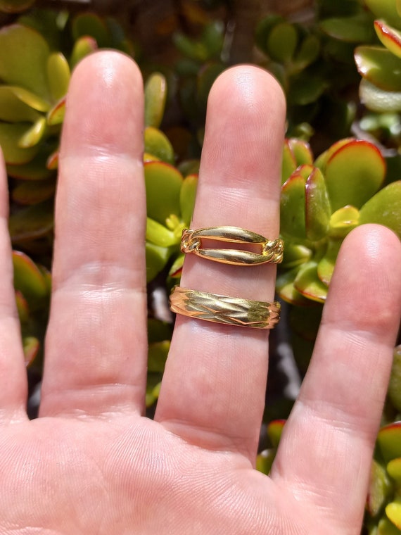 New to me (preloved) yellow sapphire/emerald ring | PriceScope