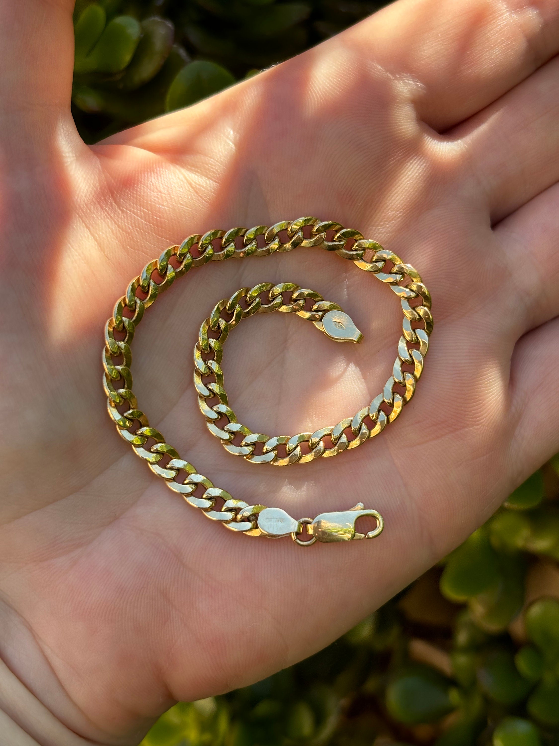 Vintage 5,30gr 750 Gold Bracelet Stacking Bracelet 18k Link Chain