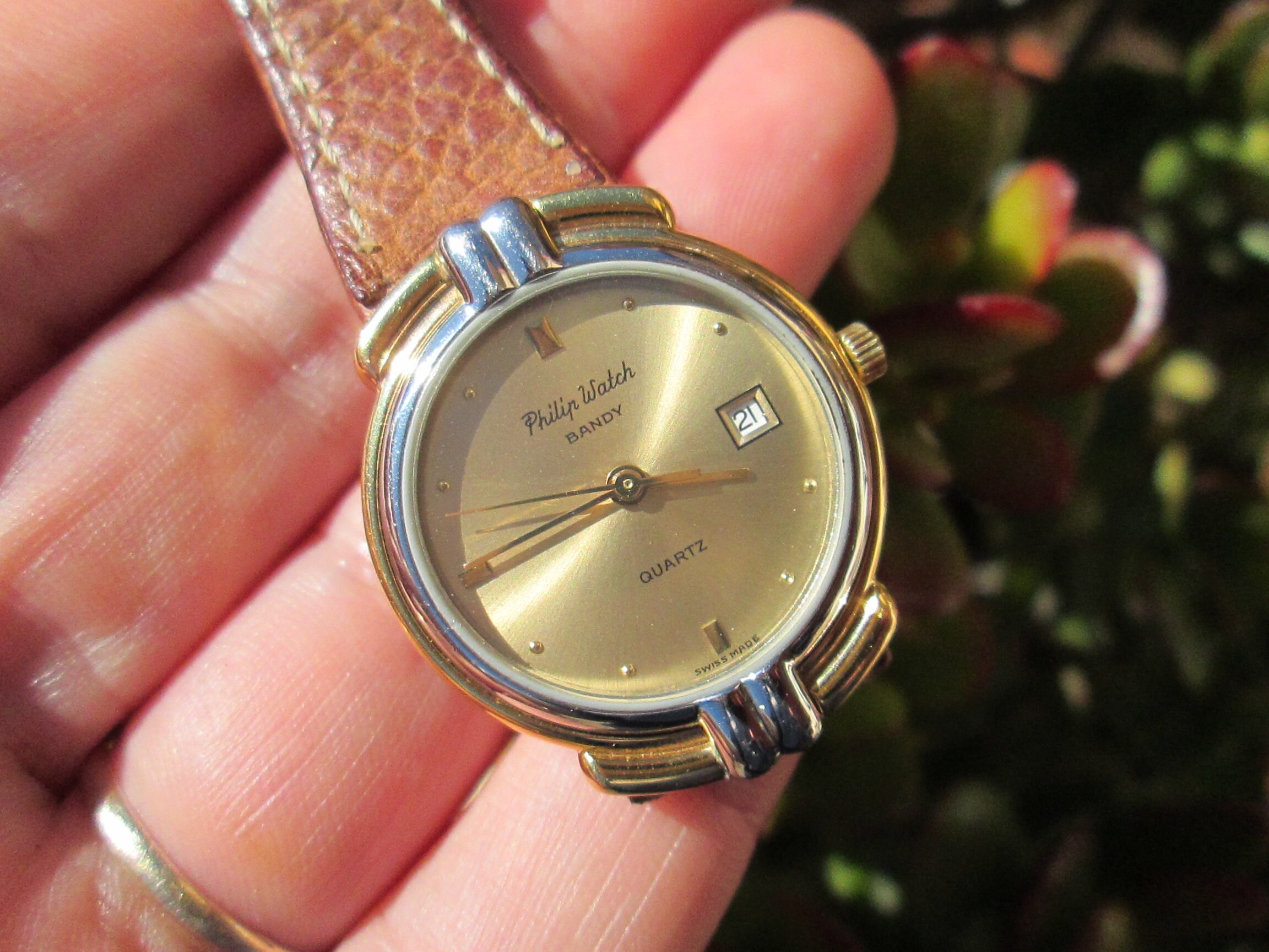 Vintage RARE Original Philip Watch Gold Plated Quartz movement | Etsy Italia