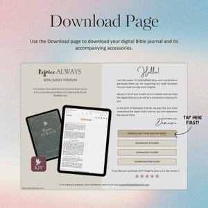 KJV Digital Journaling Bible | Chronological Reading Plan and Tracker ...