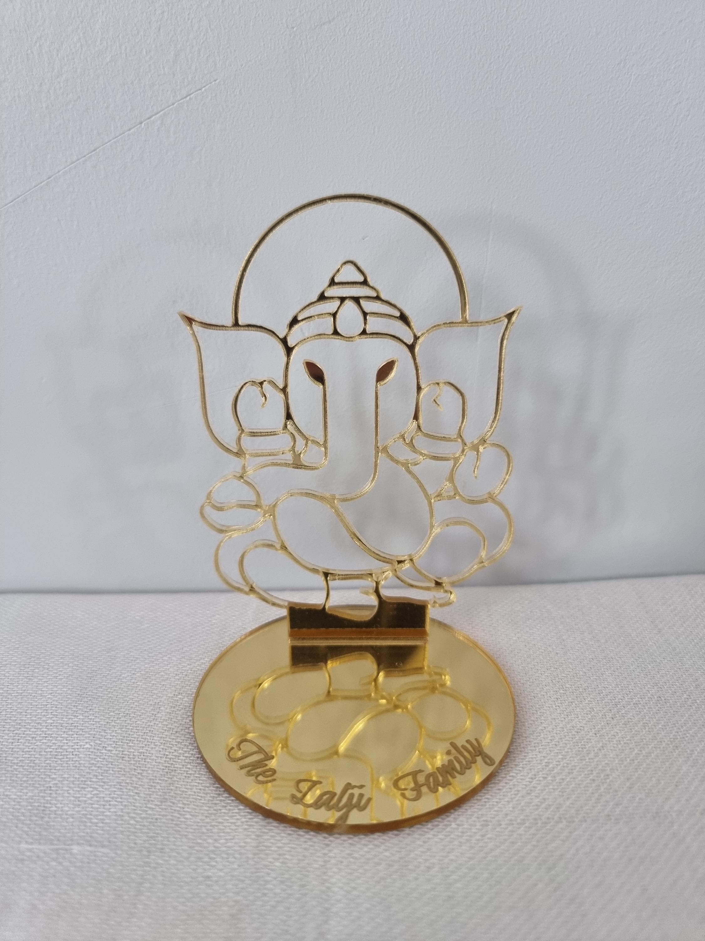 ガネーシャキャンドルホルダー（鏡面アクリル製） - Etsy 日本