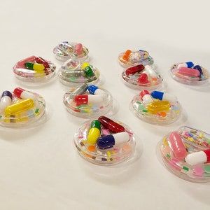 Pill Sprinkles 3D Resin Phone Grip, phone holder Phone Stand image 2