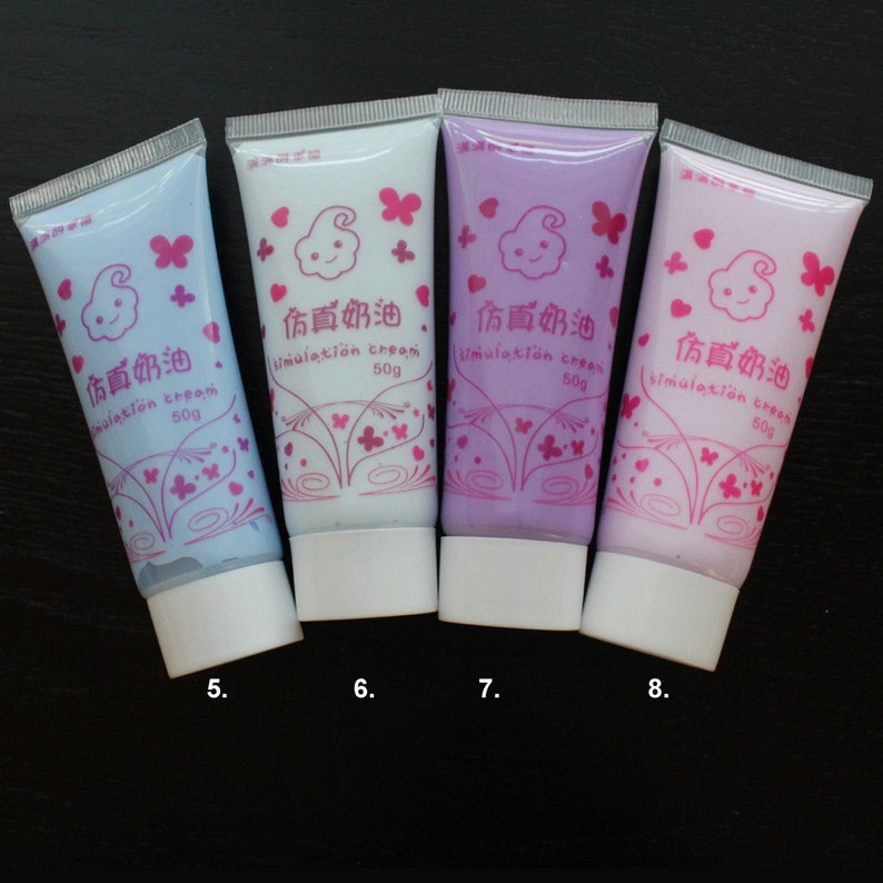 50g Fake Whipped Cream Decoden DIY Silicone Glue Whip Cell Etsy