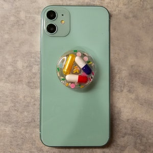 Pill Sprinkles 3D Resin Phone Grip, phone holder Phone Stand image 4