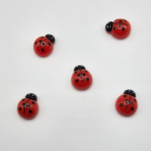 Lady bug Ladybug Refrigerator Fridge Magnets Set of 5