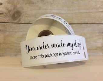 Custom Business Labels, Thank You Stickers, Small Business