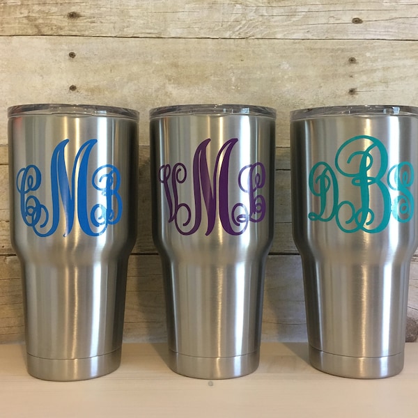 Monogram Ozark, Ozark Tumbler, Personalized Ozark, Stainless Ozark, Ozark With Decal, The Vinyl Attic, Personalized Tumbler, Ozark Tumbler