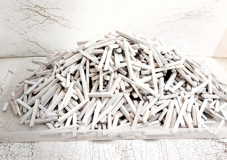 Slate Pencils 2.5 Kilograms 2500 Grams White Color Natural Found Stone THIN 4 to 5 mm Thickness