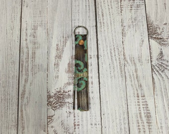 brown green fringe keychain for women, boho keychain tassel, stocking stuffers for teen girls, Christmas gifts for coworkers, purse charms