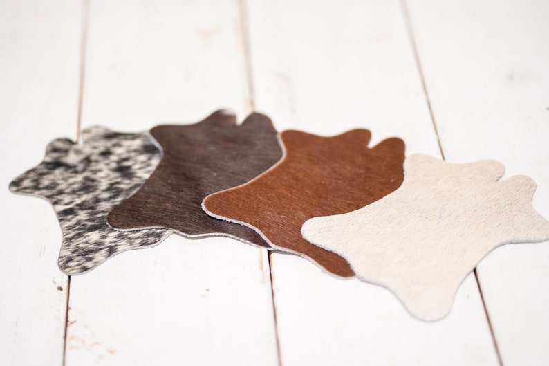 cowhide coasters, country wedding favors, unique wedding gift for couple, college apartment decor, country western decor, best selling items 