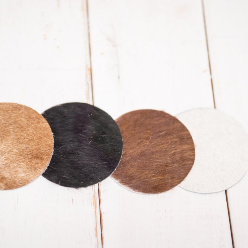Cowhide Coasters Country Wedding Favors Unique Wedding Gift Etsy