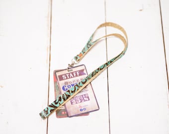 leraar lanyard, lederen lanyard voor sleutels, rundhuid lanyard voor id badge, college student gift, unieke geschenken voor mannen, terug naar school leraar