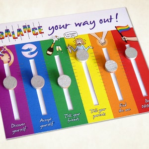 Grußkarte, Coming-out, Spaß-Karte, spezielle Karte, Slider-Karte, interaktiv, Homosexuell Karte, LGBT-Karte, Homosexuell Unterstützung Ermutigung Karte einzigartige Karte