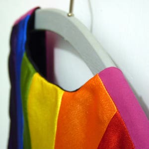 LGBT Gay rainbow pride flag vest shirt outfit clothing, Drag queen outfit, rainbow pride parade vest shirt, LGBT Gay gift Drag queen costume image 8