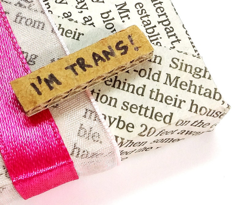 Transgender pride gift LGBT valentines anniversary gift Etsy