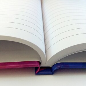 LGBTQ pride flag notebook with hard cover image 3