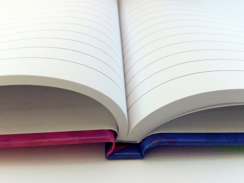 LGBTQ pride flag notebook with hard cover image 3