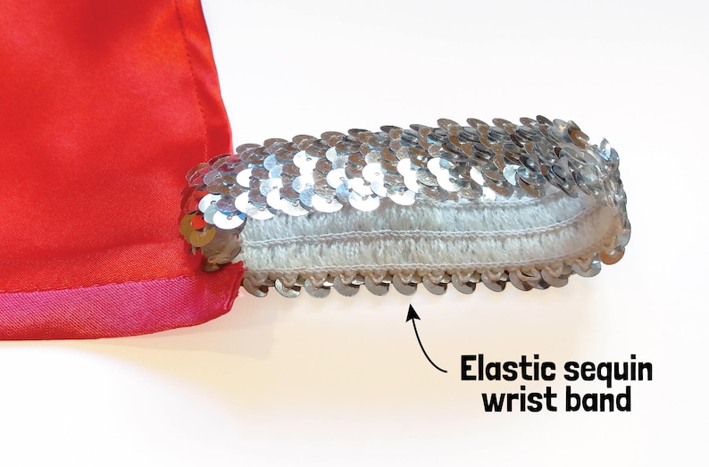 Elastic sequin wrist band