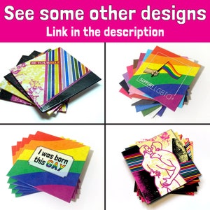 LGBTQ ace pride flag 4 coasters set, for asexual image 10