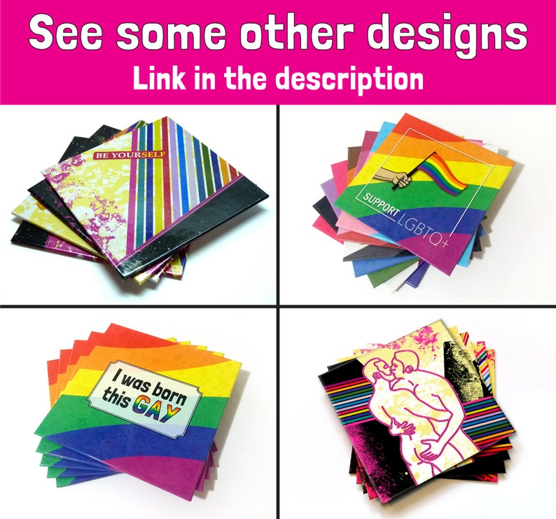 LGBTQ ace pride flag 4 coasters set, for asexual image 10