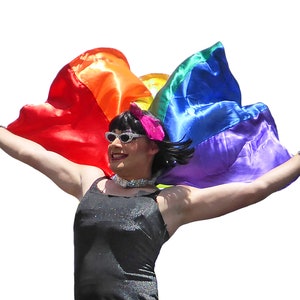 Pride flag rainbow cape