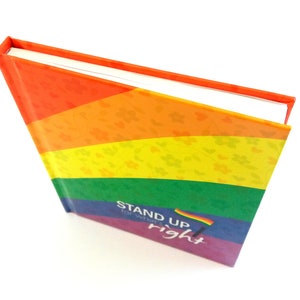 LGBTQ pride flag notebook with hard cover image 8