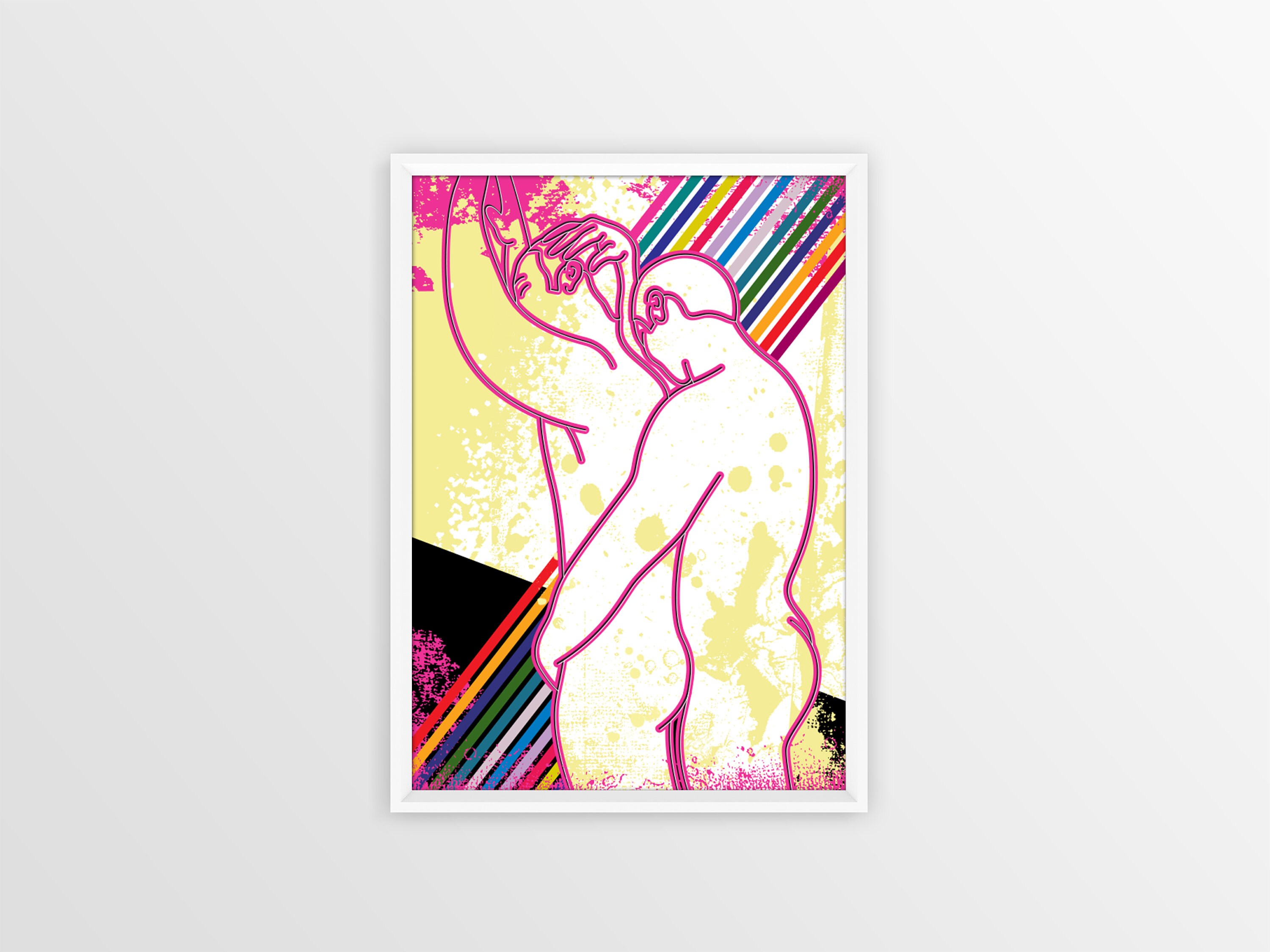 Erotic Art: Sexy Hot Gay Male People Pride Gift Bara Sex - Etsy Israel