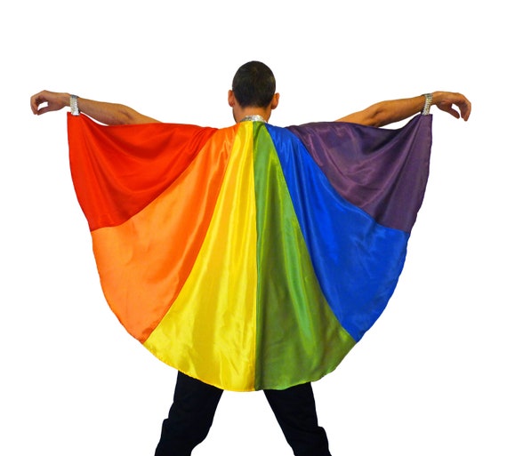 Capa de la bandera del orgullo arco iris disfraz de Drag - Etsy México Capa de la bandera del orgullo arco iris disfraz de Drag - Etsy México