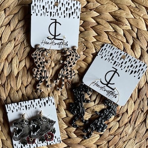 Cheetah & Jaguar Earrings