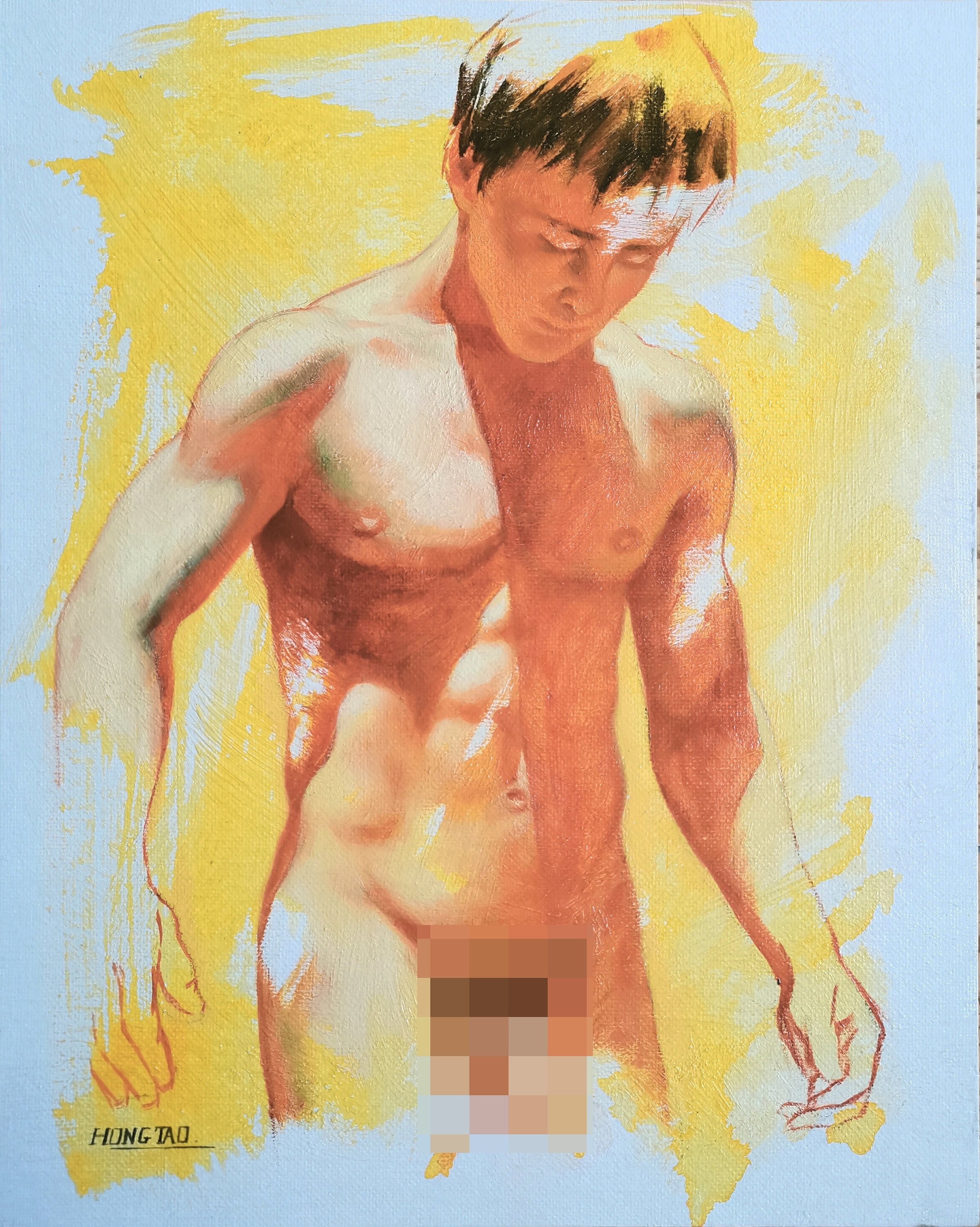 Young nude man - Etsy 日本