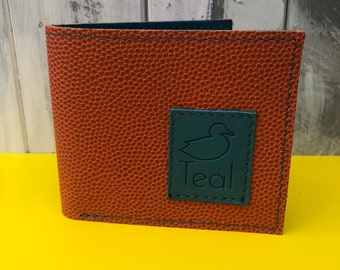 Basketball leather wallet
