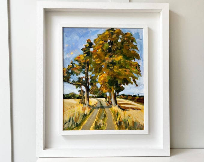 Autumn in Lucan, framed original painting