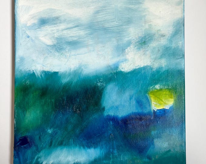 Wilde, oil on canvas, framed