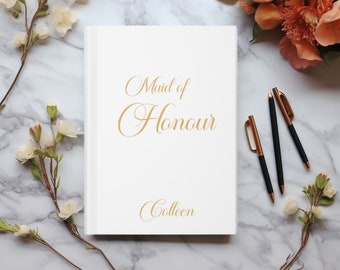 Personalized Maid of Honor Journal: Bridesmaid Proposal Notebook