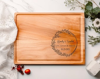 Personalized Cutting Board, Engraved Cutting Board, Couples Gift, Wedding Gift, Engagement Gift, Anniversary Gift, House Warming Gift