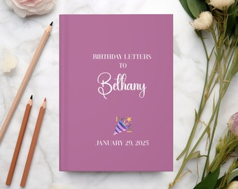 Personalized Birthday Memory Book: Keepsake Journal, Custom Notebook