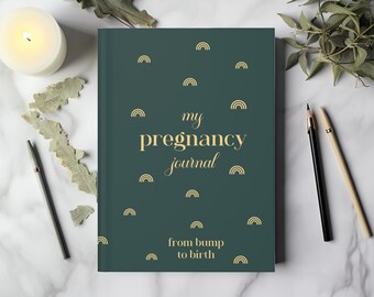 Rainbow Pregnancy Journal: Hardcover Mom-to-Be Gift