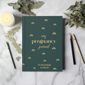 Pregnancy Journal Gift, Rainbow Pregnancy Journal, Rainbow Baby Gifts, Congratulations Pregnancy Gift, Pregnancy Planner, Mom to Be Gifts