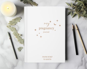 Personalized Pregnancy Journal: Baby Milestone Keepsake Planner