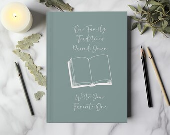 Custom Family Traditions Journal: Personalized Memory Book